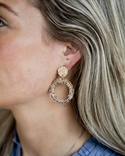 Gossip RONDE STATEMENT OORBELLEN CHIQUE GOUD/BRONS
