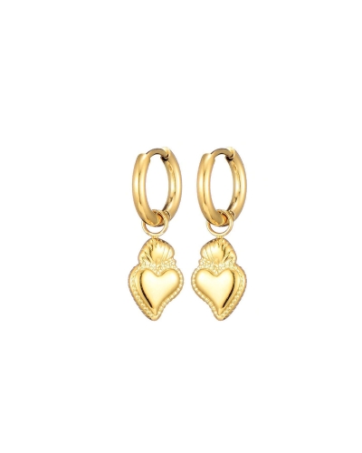 Gossip Girls 300687223 KINDER OORBELLEN HARTJES VINTAGE