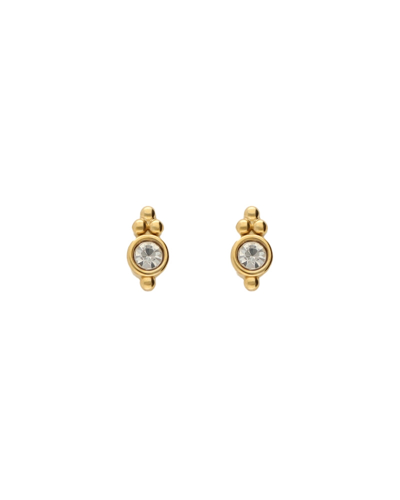 STUDS MET TRANSPARANTE DOTS