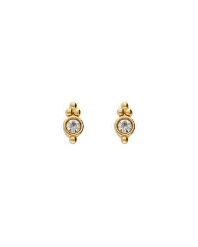My Jewellery Earstud strass dots transparant MJ14857