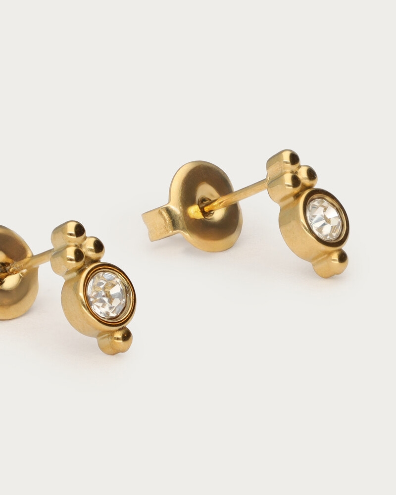STUDS MET TRANSPARANTE DOTS