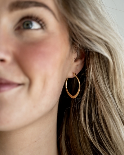 Gossip CHIQUE HOOP OORBELLEN GOUD