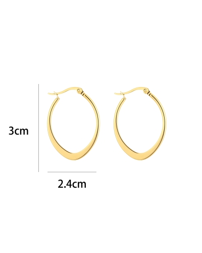 CHIQUE HOOP OORBELLEN GOUD
