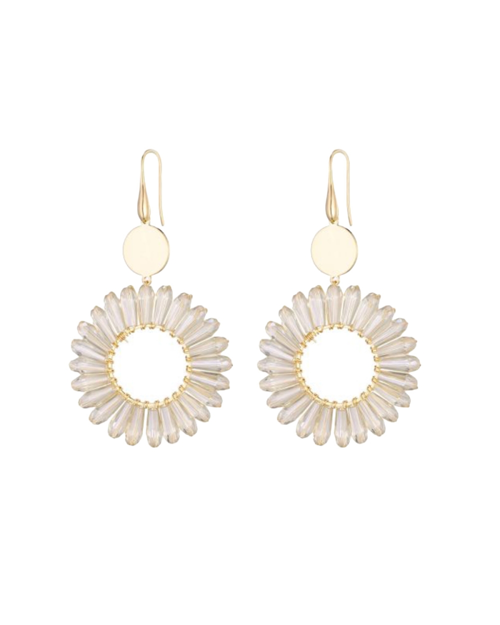 OORSTEKERS CIRKEL CHAMPAGNE