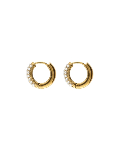 My Jewellery Earring hoop mini pearls MJ16052