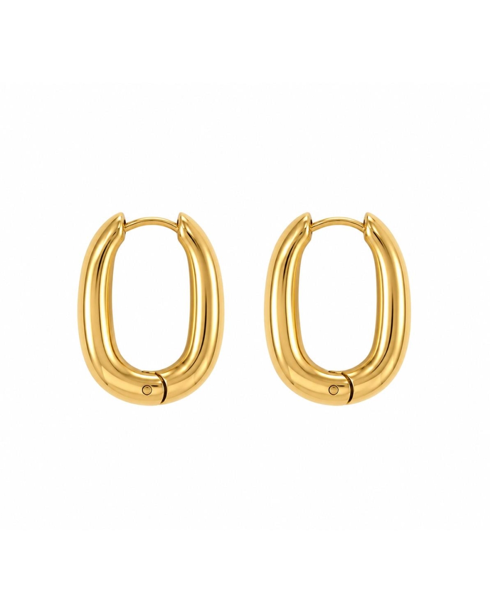 Gossip the Label ESSENTIAL OVAL OORBELLEN Goud