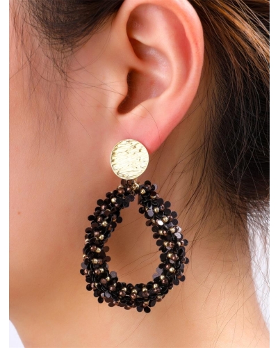 Day & Eve Flower Drop Dangle E65074-2