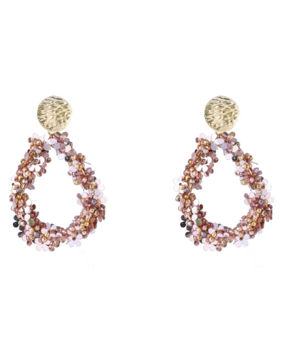 Day & Eve Flower Drop Dangle E65074-3