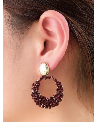 Day & Eve Square Bead Open Dangle E65079-3