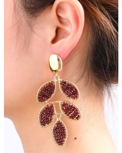 Day & Eve Square Bead Drop Dangle E65081-2