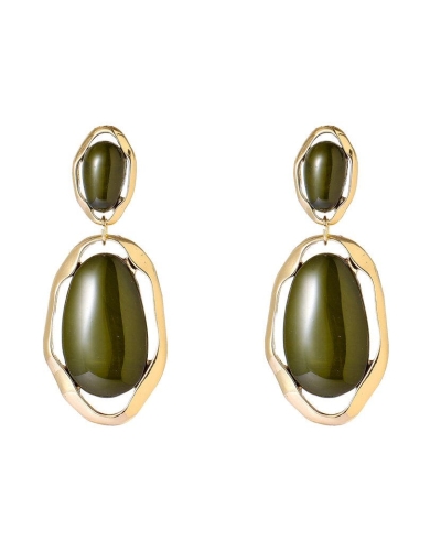 Day & Eve Oval Stone Dangle E65116-3