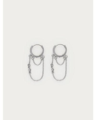My Jewellery Earring hoop string strass MJ16947