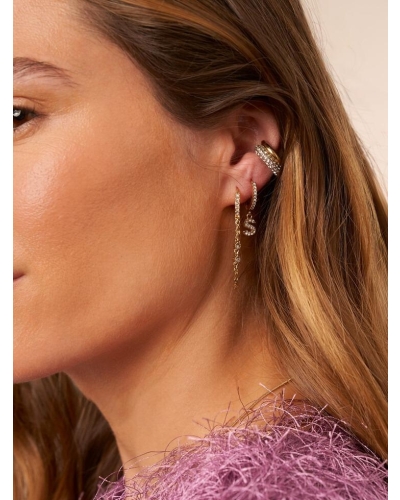 My Jewellery Earring hoop string strass MJ16947