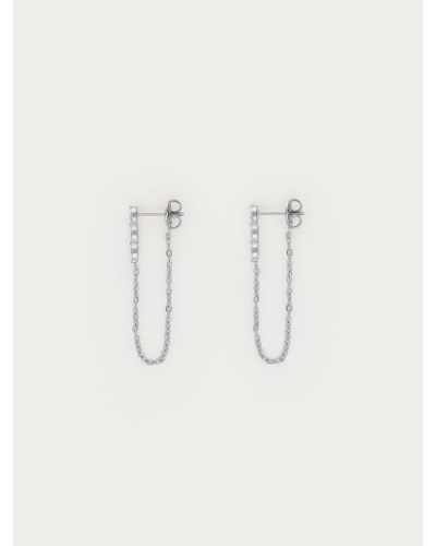 My Jewellery Earring stud strass chain MJ16950