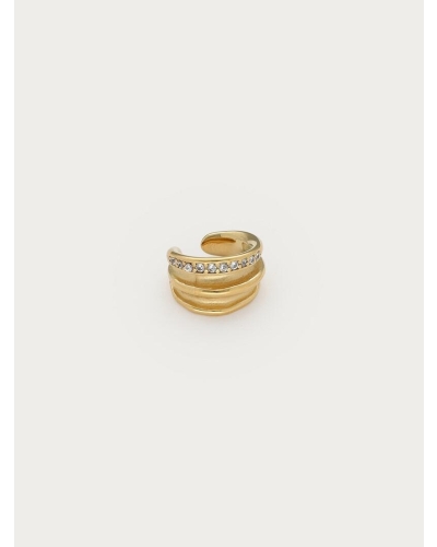 My Jewellery Earcuff double row 1 strass row MJ16982