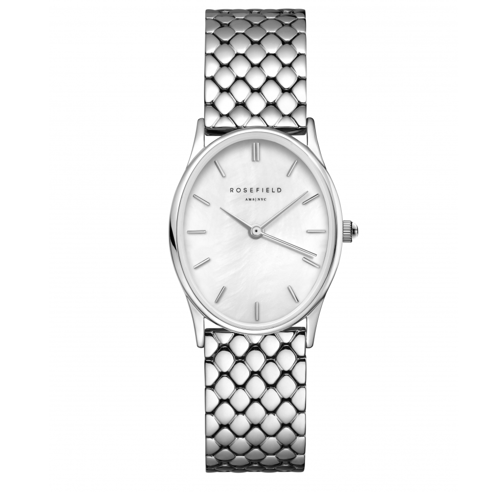 THE OVAL WHITE STEEL SILVER 