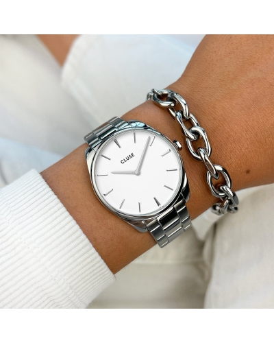 CLUSE FÉROCE HORLOGE ZILVER