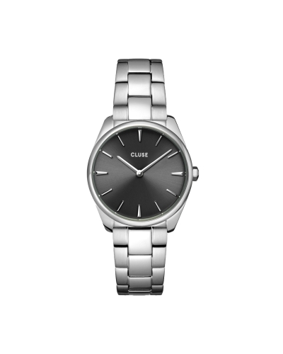 CLUSE FÉROCE PETITE HORLOGE ZILVER 
