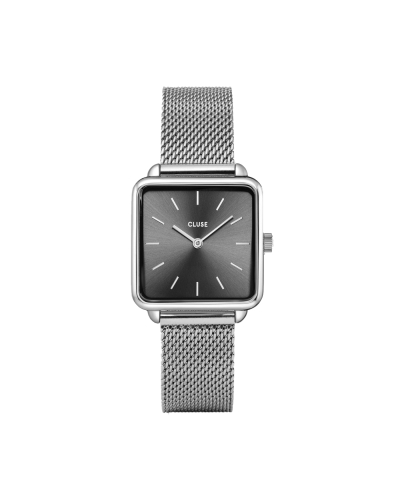 LA TÉTRAGONE MESH HORLOGE ZILVER 