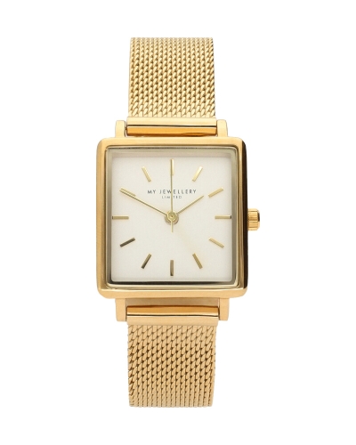 My Jewellery Horloge vierkante wijzerplaatwit MJ047551200