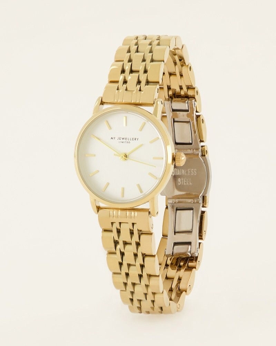 My Jewellery Watch round clock chain MJ07097