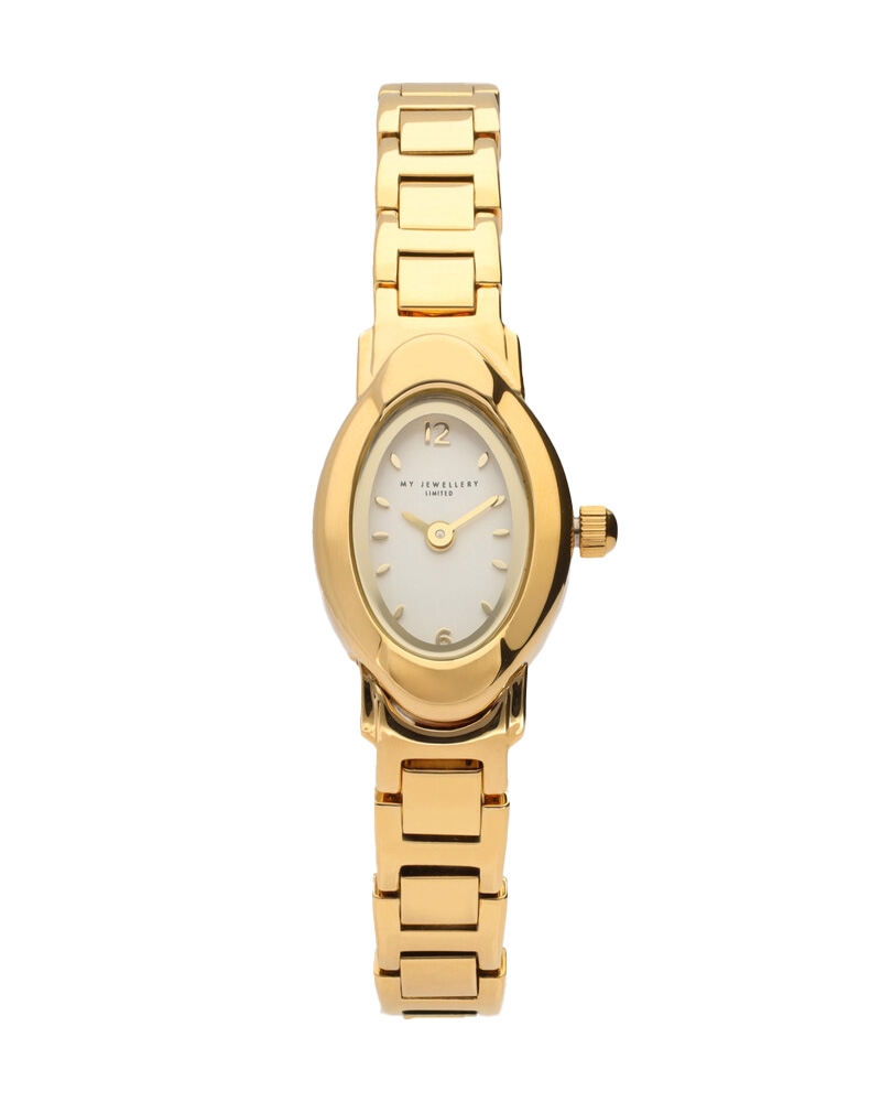 ICONIC HORLOGE OVAAL GOUD