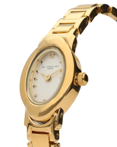 ICONIC HORLOGE OVAAL GOUD