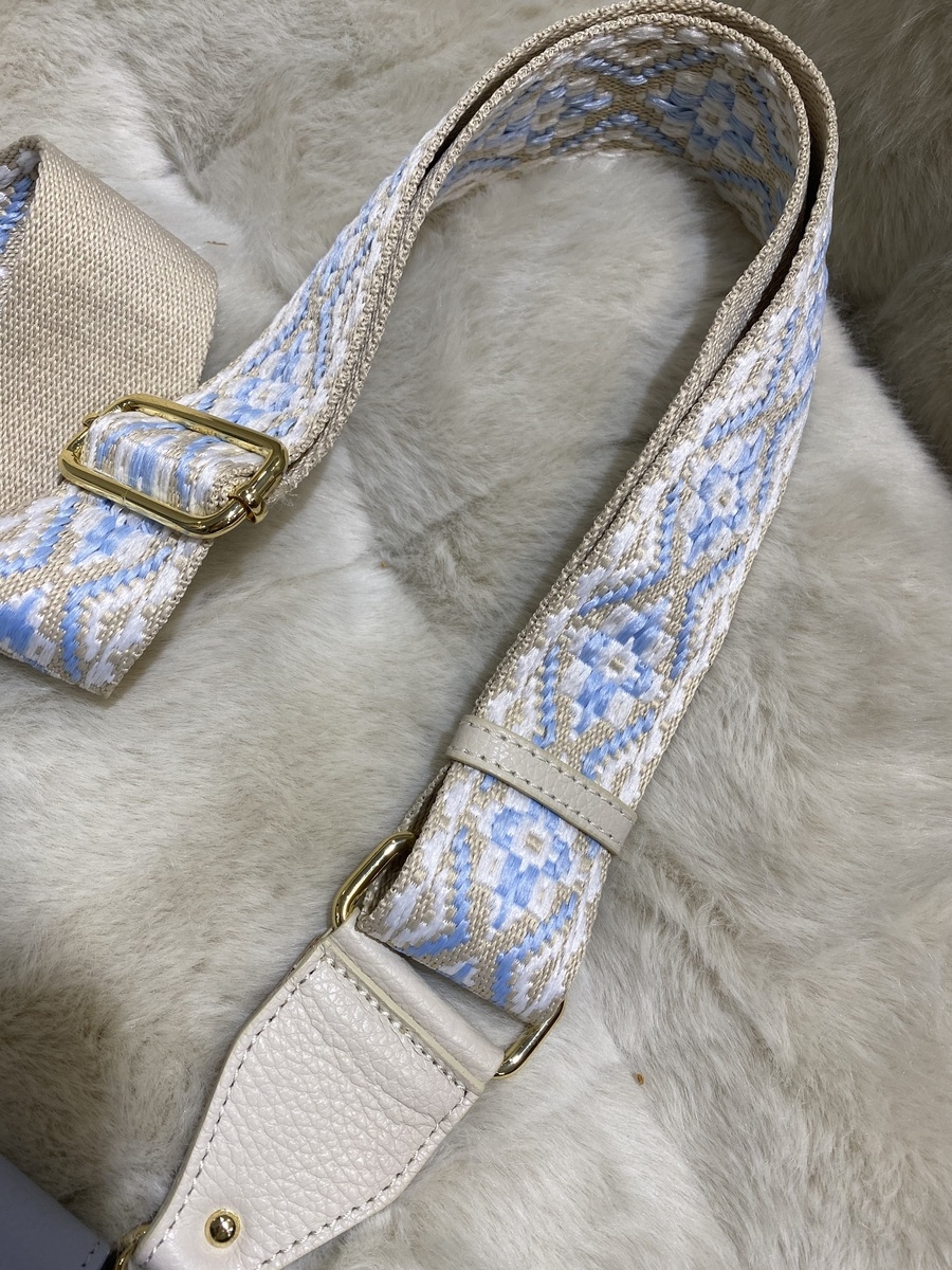 BAG STRAP AZTEC BLAUW
