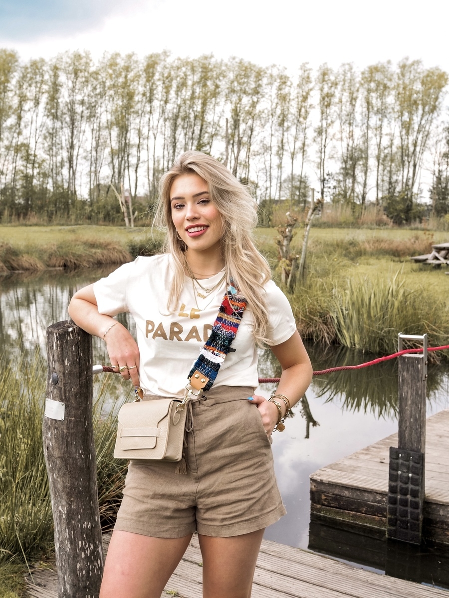 Gossip BAGSTRAP AZTEC Zwart Combinatie