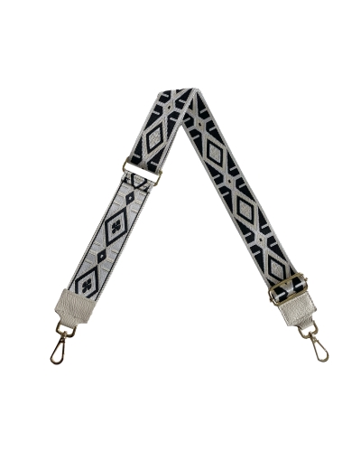 Gossip BAGSTRAP LOEKA ZWART BEIGE