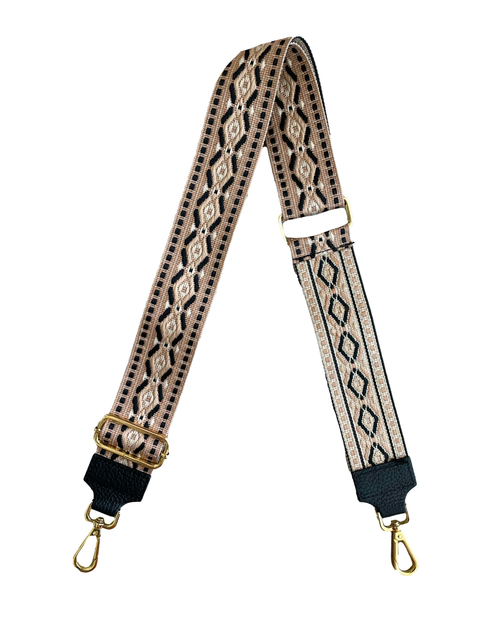 BAGSTRAP EGYPT ZWART BEIGE