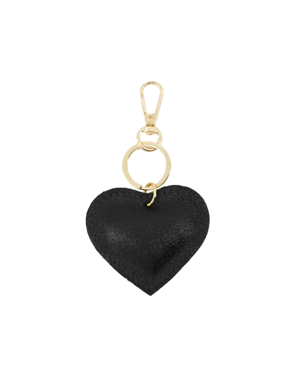 SLEUTELHANGER HART ZWART METALLIC