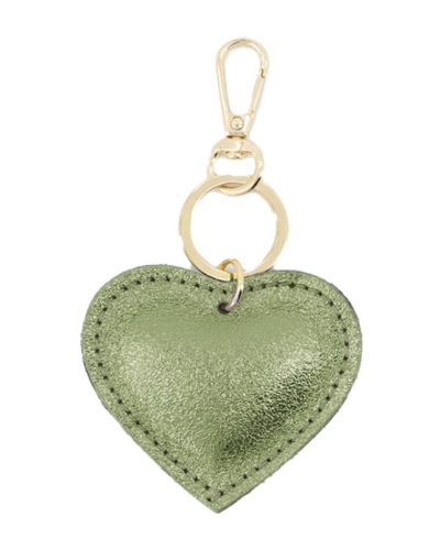 Gossip SLEUTELHANGER HART ARMY GREEN METALLIC