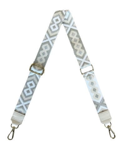 Gossip BAGSTRAP SMALL DEBBY ECRU/ZILVER