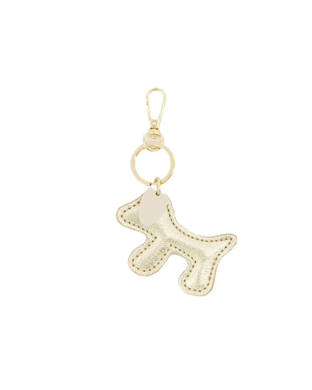 SLEUTELHANGER DOG GOUD/ECRU