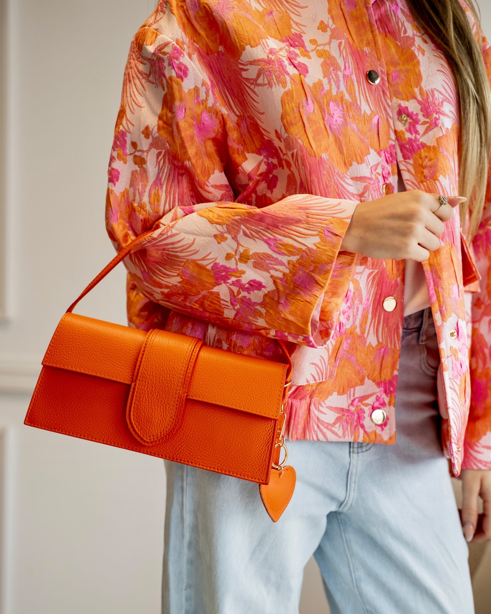 SLEUTELHANGER HART CLASSIC ORANJE