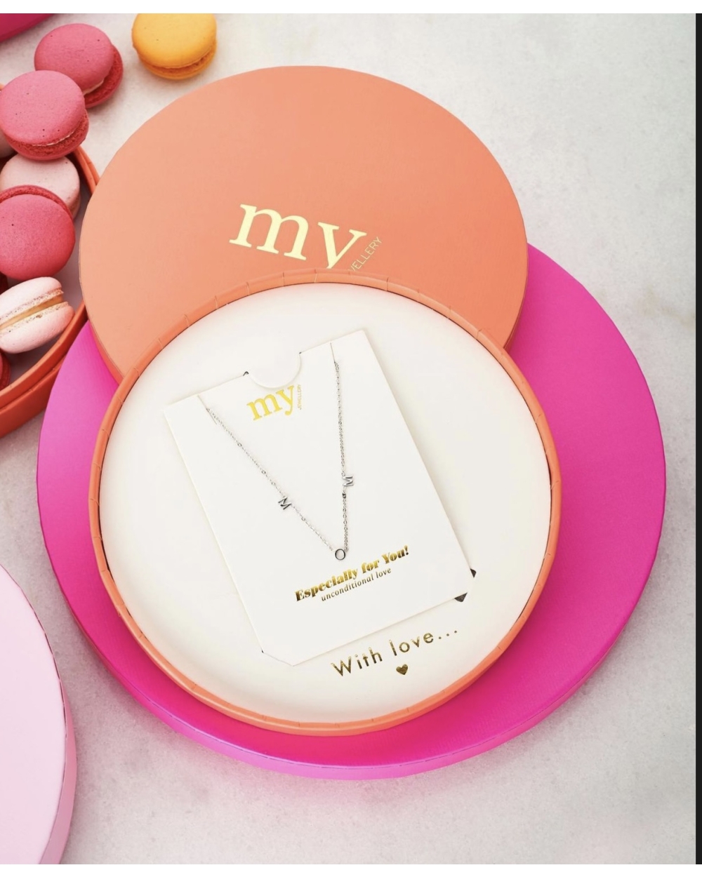 GIFTBOX KETTING MOM ZILVER