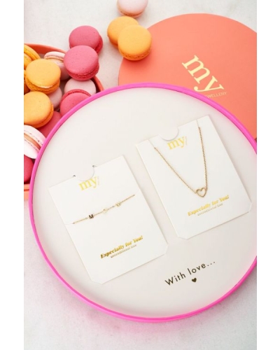 My Jewellery Giftbox mom en hartjes ketting MJ047181200