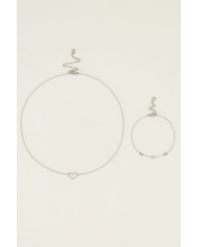 My Jewellery Giftbox mom en hartjes ketting MJ047181500