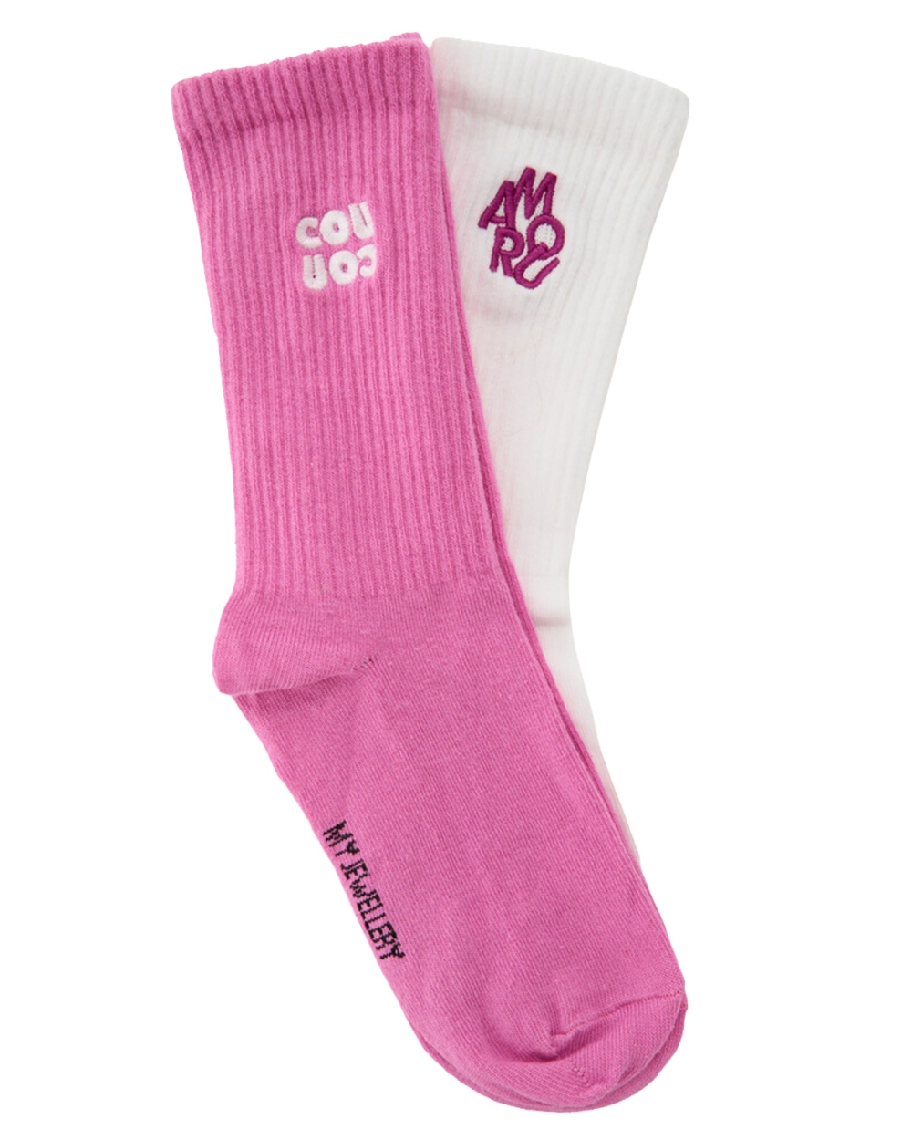 SOKKEN SET COUCOU WIT/ROZE