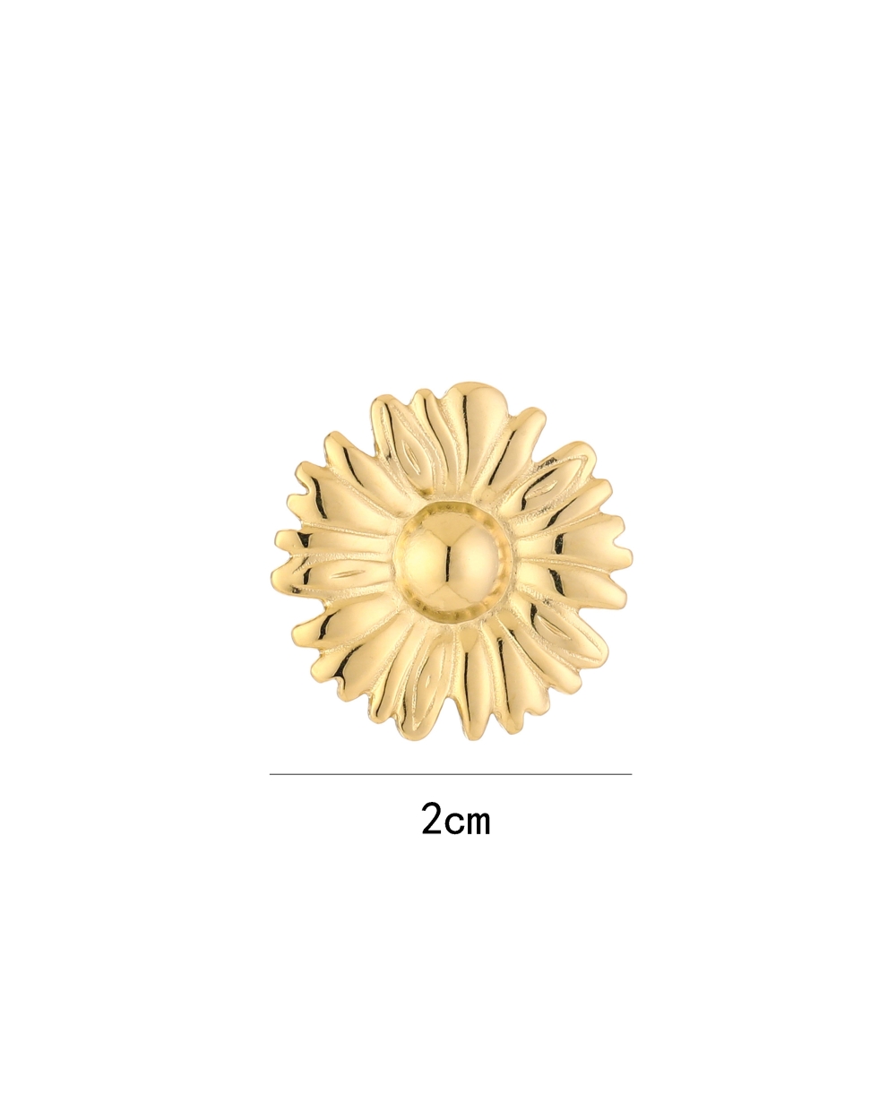 BROCHE BLOEM GOUD
