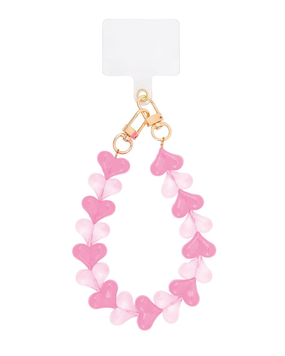 TELEFOONKOORD HART MIX ROZE