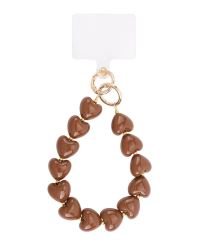 Gossip TELEFOONKOORD BUBBLY HARTJES BRUIN