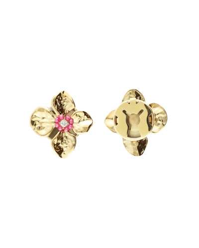 My Jewellery KNOPEN SET BLOEM MET ROZE KRALEN