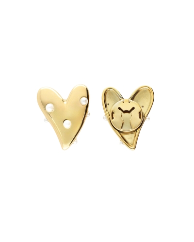 My Jewellery Knopen set hart met parels MJ16012