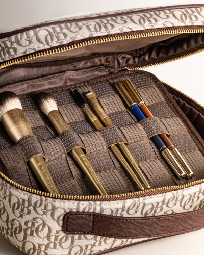 JACQUARD MAKE-UP CASE 