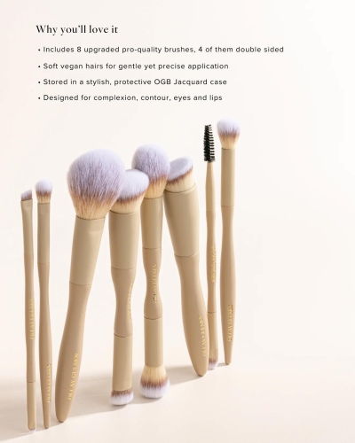 OGB - Olcay Gulsen Beauty PRO BRUSH SET Bruin