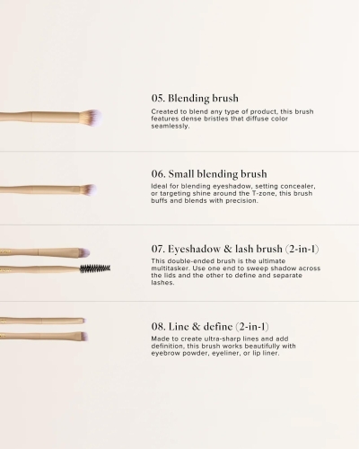 OGB - Olcay Gulsen Beauty PRO BRUSH SET Bruin