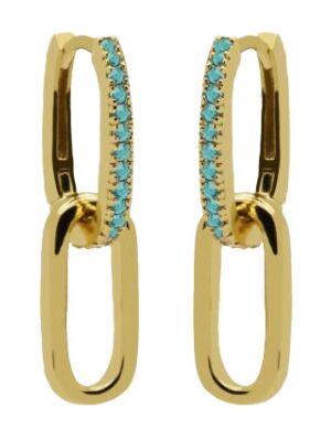 KARMA OORBEL DENSELY TURQUOISE}