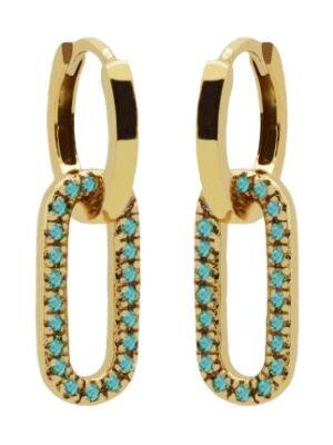 KARMA OORBEL SUMMER FLING TURQUOISE}